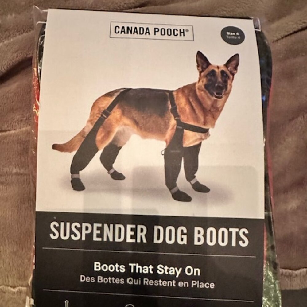 Canada Pooch Dog Suspender Boots